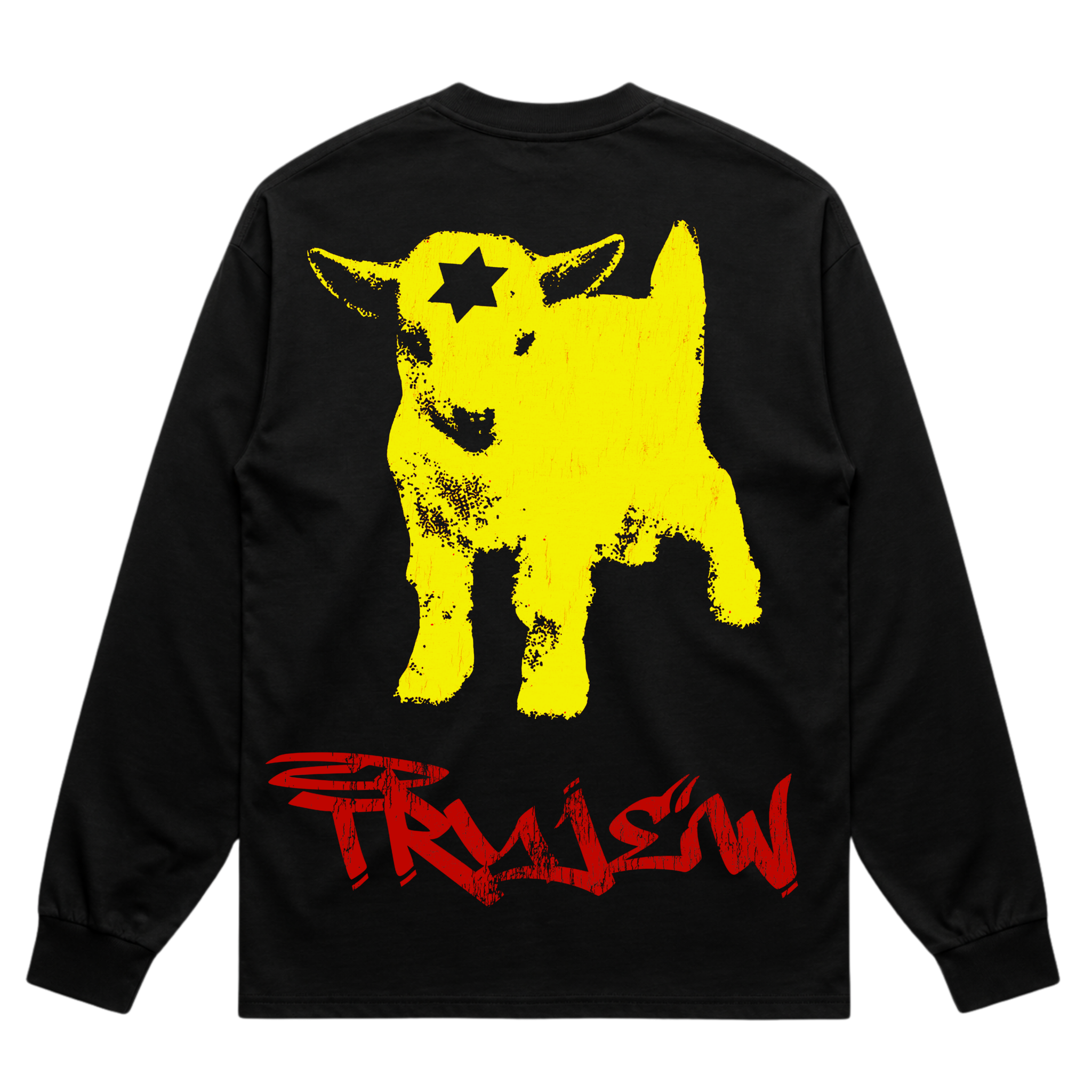 When You See Me You See God Long Sleeve - Yellow - back
