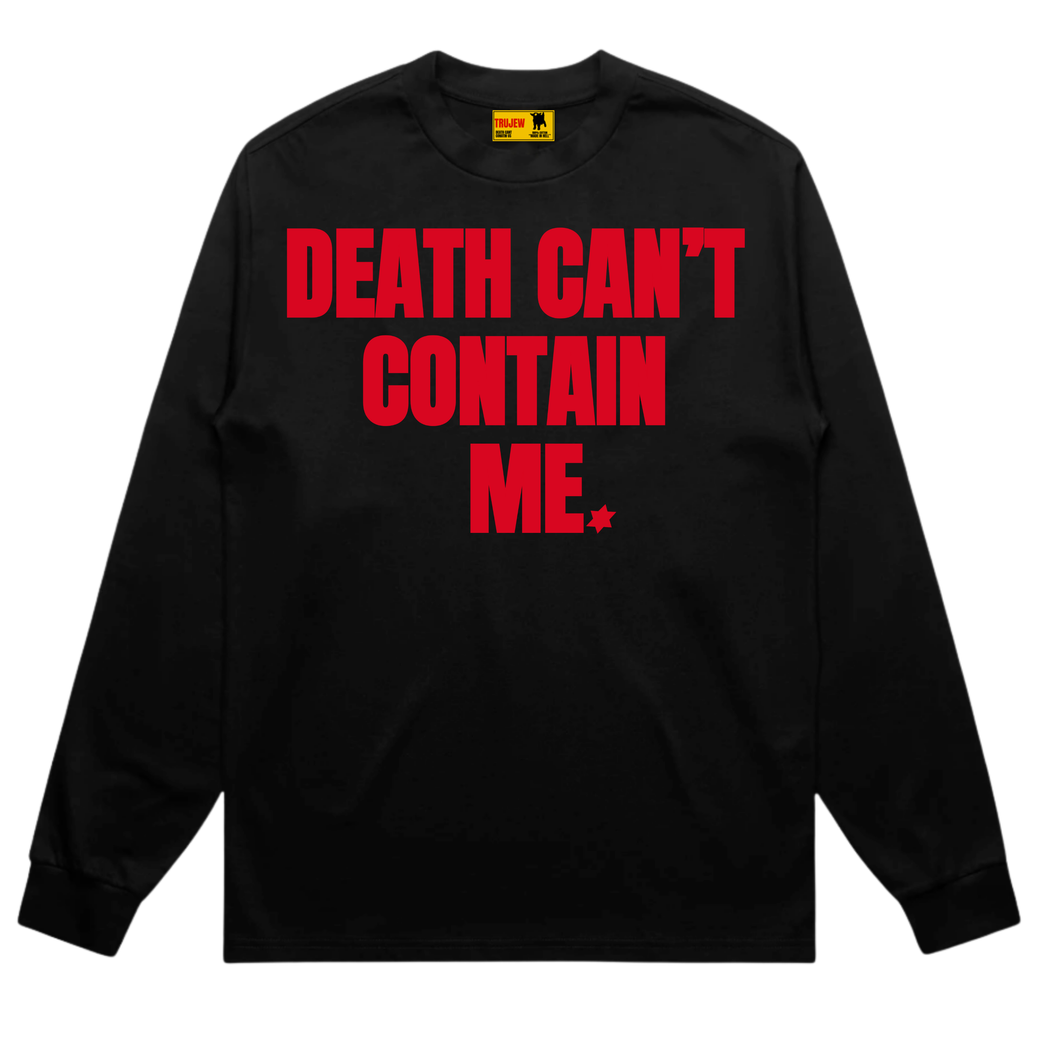 Death Can't Contain Me Long Sleeve - Red - front