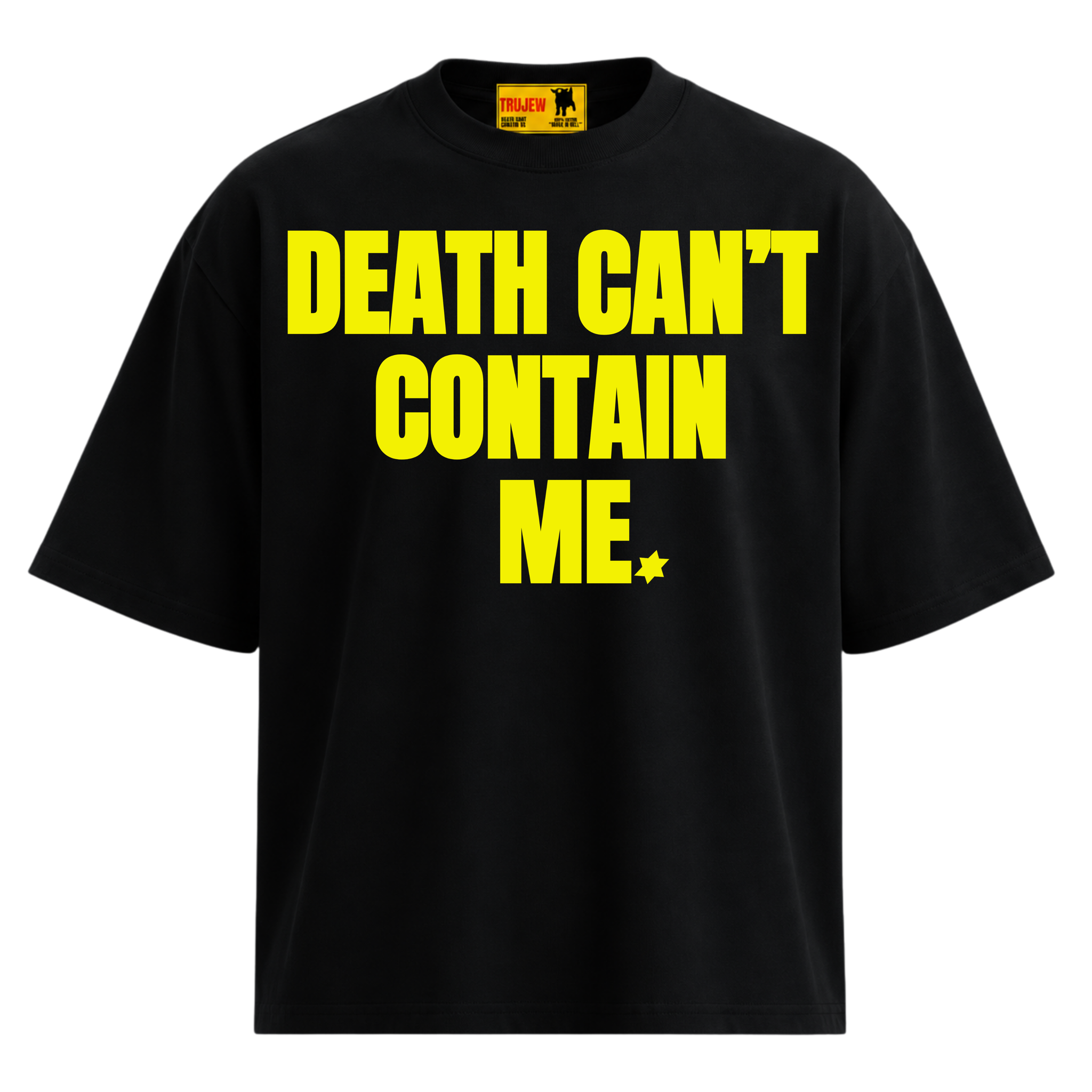 Death Can't Contain Me T - Yellow - front